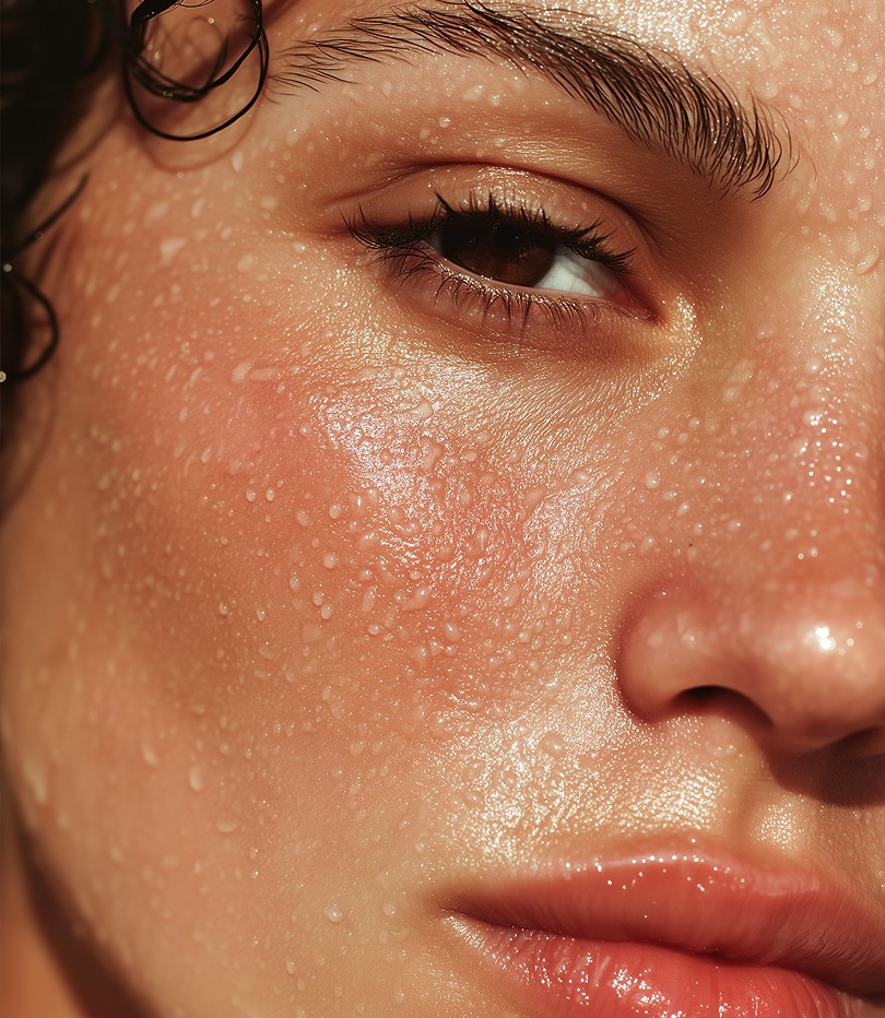 Skin before treatment